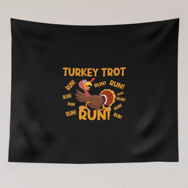 Item preview, Turkey Trot Run Funny Thanksgiving Turkey Trot Running Sticker designed and sold by laureljusjv.