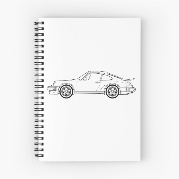 Item preview, 911 Turbo outline drawing designed and sold by RJWautographics.