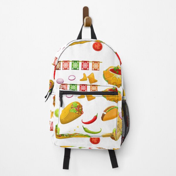 Item preview, Mexican Food Tacos, Nachos and Vegetables Pattern designed and sold by silviaol.