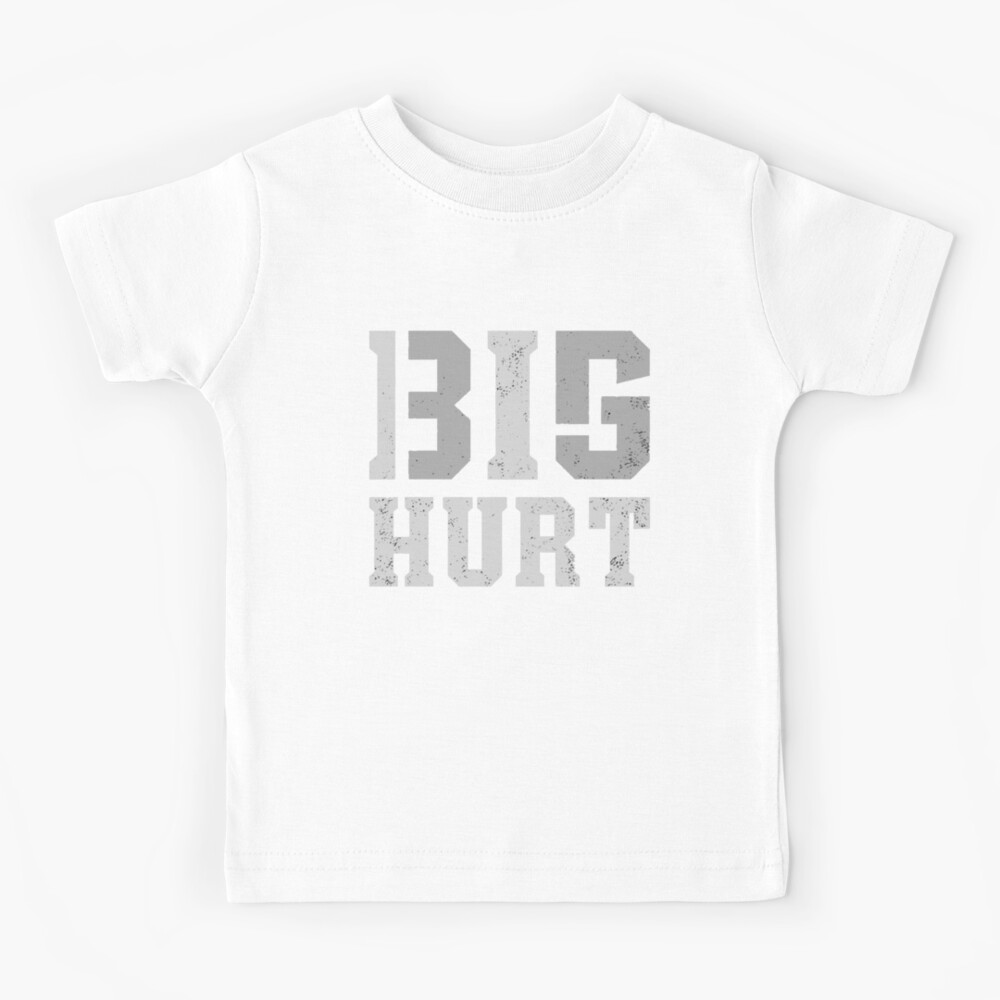 Frank Thomas Big Hurt Font Kids T-Shirt for Sale by richardreesep