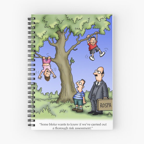 Artikelvorschau, Risikoabschätzung entworfen und verkauft von goddardcartoons.