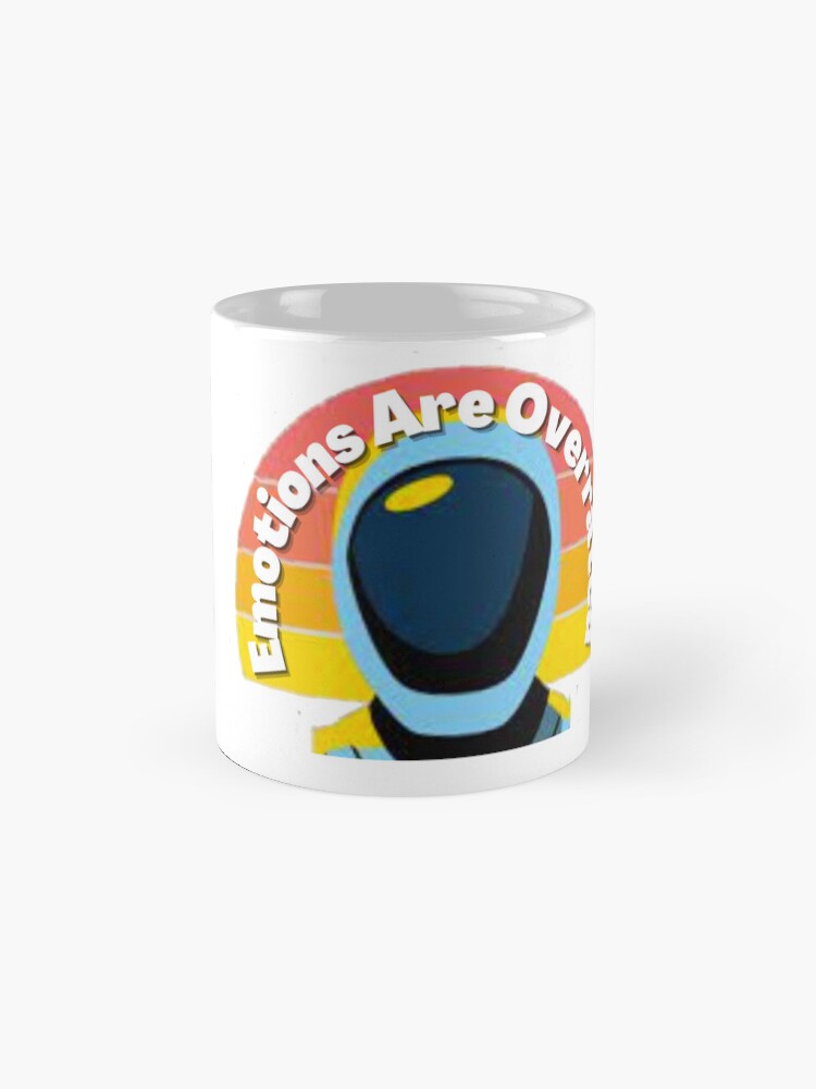 Thumbnail 4 of 6, Coffee Mug, MurderBot Ugh Emotions Clipart designed and sold by stareve.