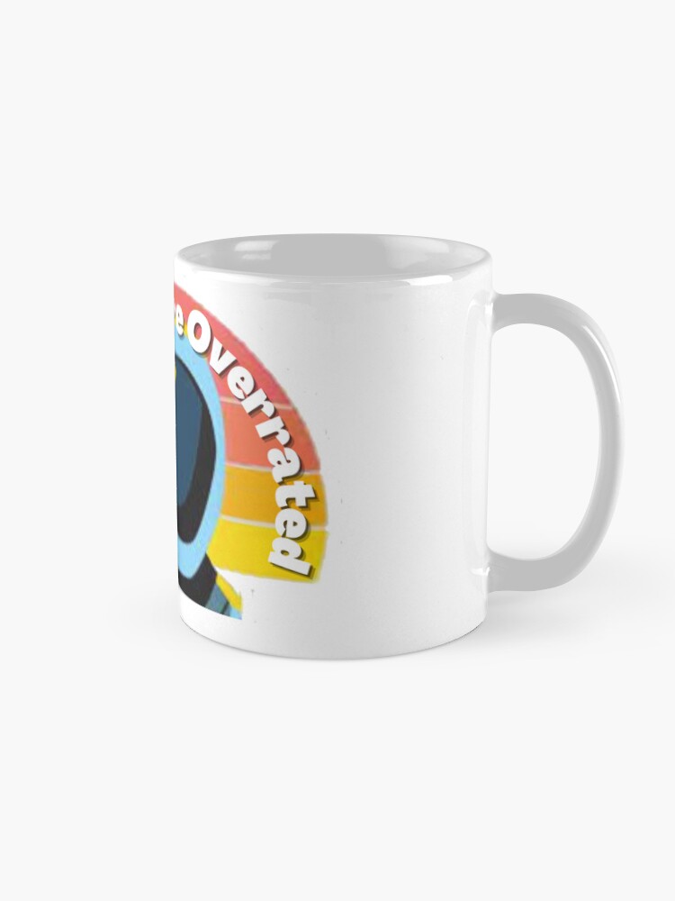 Thumbnail 5 of 6, Coffee Mug, MurderBot Ugh Emotions Clipart designed and sold by stareve.