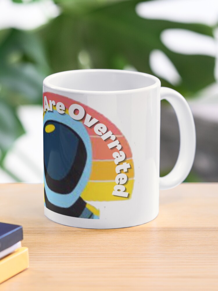 Thumbnail 1 of 6, Coffee Mug, MurderBot Ugh Emotions Clipart designed and sold by stareve.