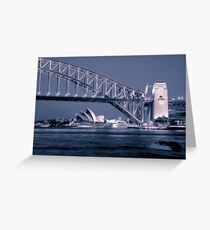 Sydney in Blue Pink Greeting Card