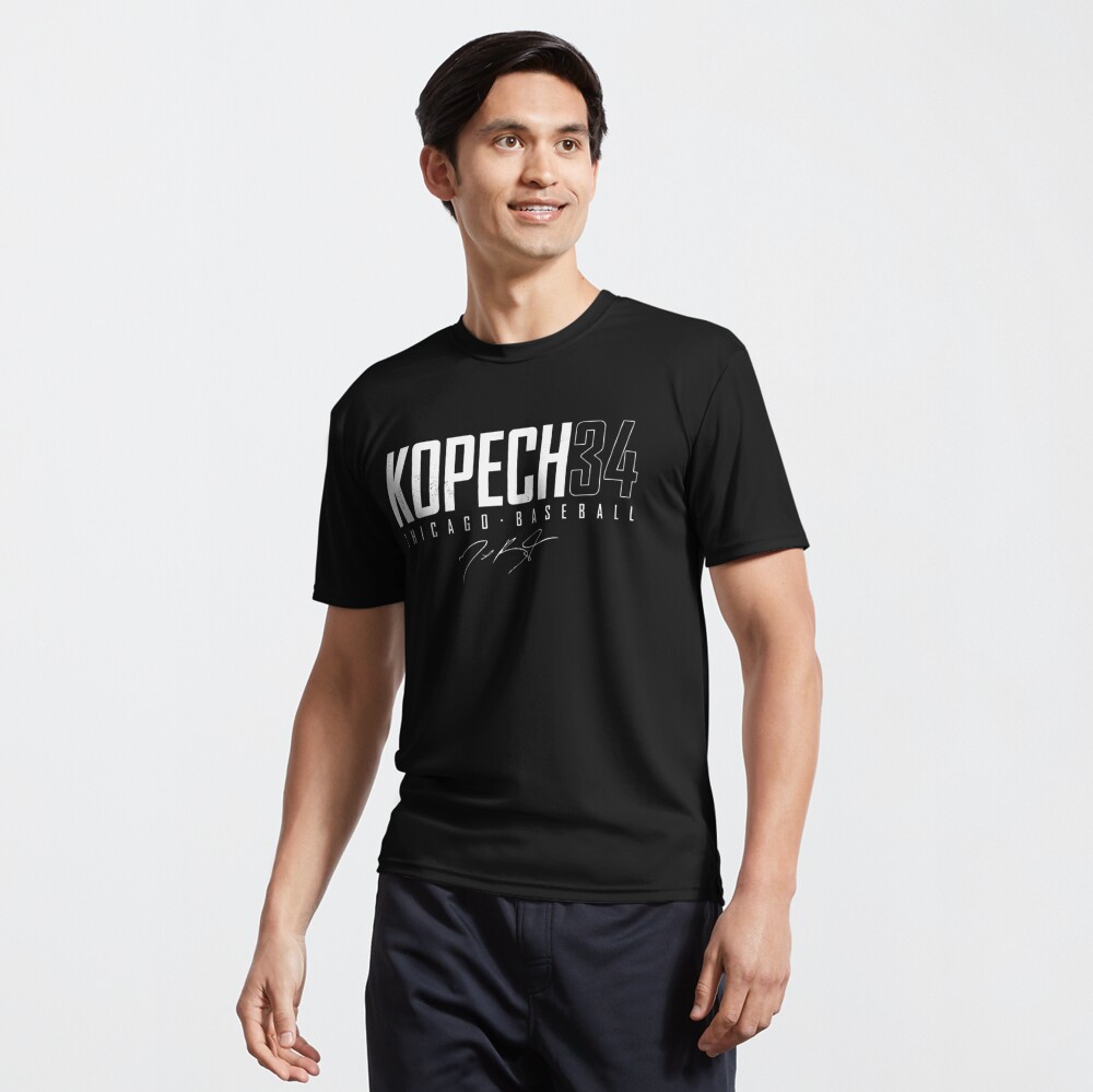  Michael Kopech Youth Shirt (Kids Shirt, 6-7Y Small, Tri Black)  - Michael Kopech Elite W WHT: Clothing, Shoes & Jewelry