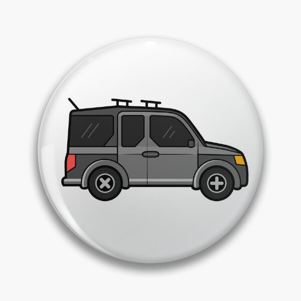 Item preview, Honda Element (Grey) designed and sold by StickemAnya.