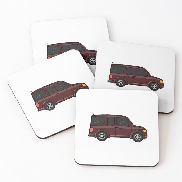 Item preview, Honda Element (Maroon SC) designed and sold by StickemAnya.