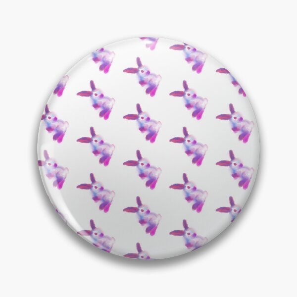 Item preview, More Tiled Pink Pastel Watercolor Himalayan Rabbit Bunny Binky designed and sold by MiscibilityArt.