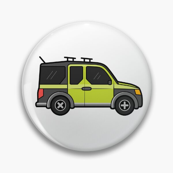 Item preview, Honda Element (Lime Green) designed and sold by StickemAnya.