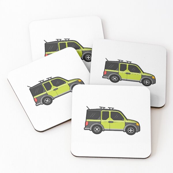 Item preview, Honda Element (Lime Green) designed and sold by StickemAnya.