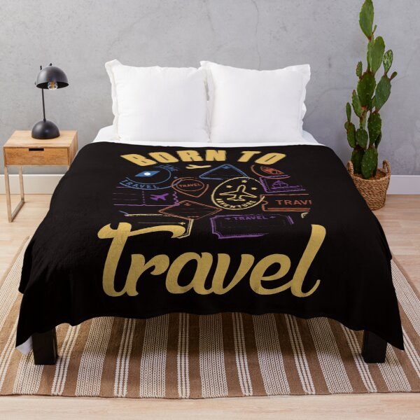 Item preview, Born Travel Blogger Traveler Blogging Wanderlust Viajar designed and sold by TomGiantDesigns.
