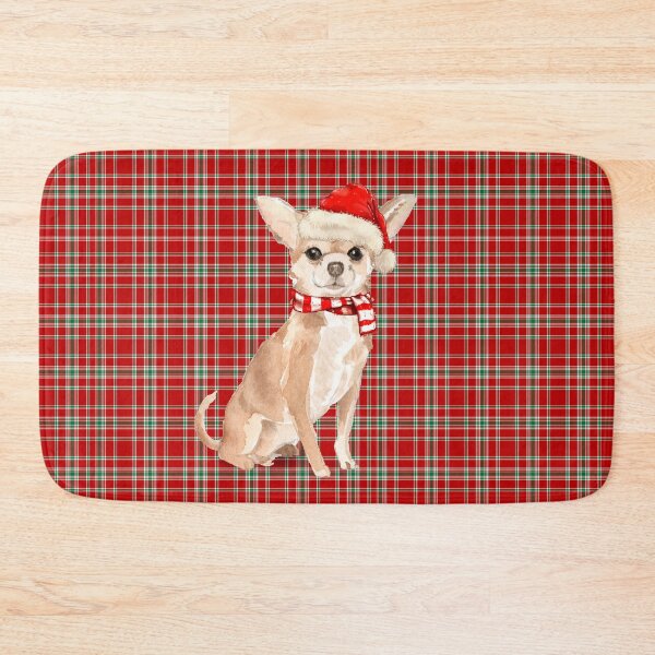 Item preview, Chihuahua Funny Fleas Navidog Christmas in Red and Green designed and sold by SalonOfArt.