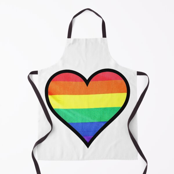 Item preview, Rainbow Pride Flag Heart designed and sold by BuzzySpaceBee.