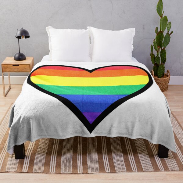 Item preview, Rainbow Pride Flag Heart designed and sold by BuzzySpaceBee.