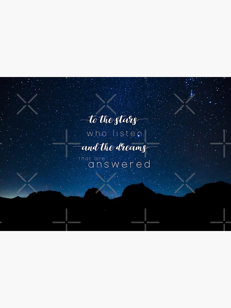 To The Stars Who Listen Posters Redbubble