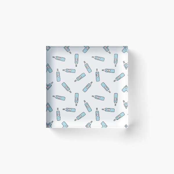 Item preview, pregnancy test doodle pattern designed and sold by zizimentos.
