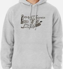 Be Cheerful, Live Well Skeleton Pullover Hoodie