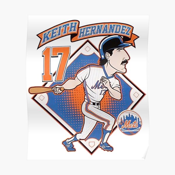 Men's New York Mets #17 Keith Hernandez Authentic White