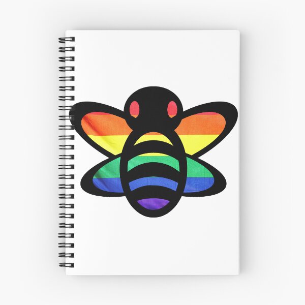 Item preview, Rainbow Pride Flag Bee designed and sold by BuzzySpaceBee.