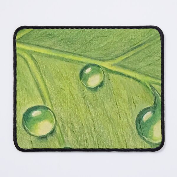 Item preview, Dewdrop on Leaf | green decor designed and sold by NathBros.