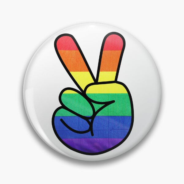 Item preview, Copy of Colorful Feathered Peace Sign Hand  designed and sold by BuzzySpaceBee.
