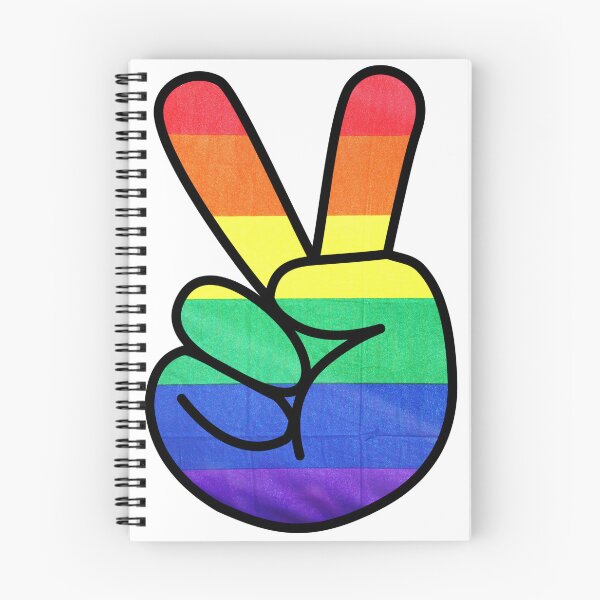 Item preview, Copy of Colorful Feathered Peace Sign Hand  designed and sold by BuzzySpaceBee.