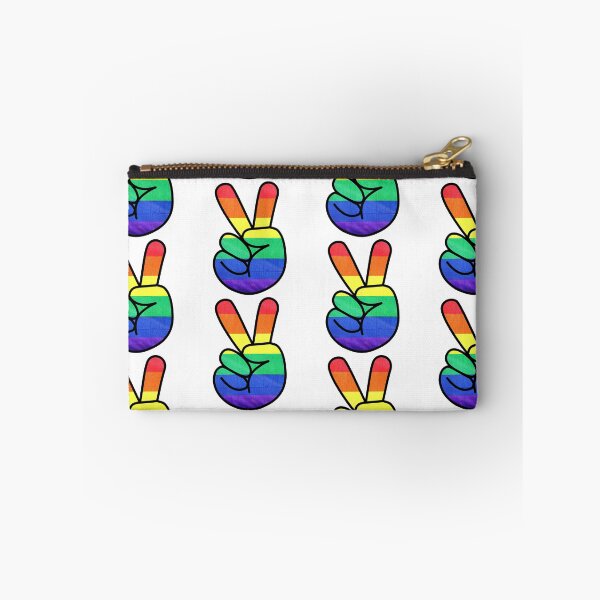 Item preview, Copy of Colorful Feathered Peace Sign Hand  designed and sold by BuzzySpaceBee.