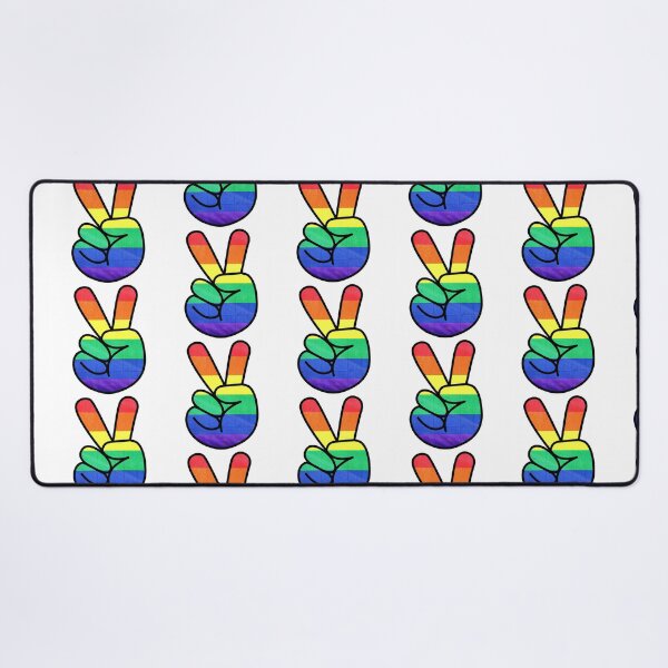 Item preview, Copy of Colorful Feathered Peace Sign Hand designed and sold by BuzzySpaceBee.