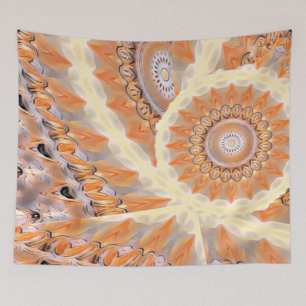 Item preview, Copy of Mandala Wave in Fall Colors designed and sold by MediaArtbyMara.