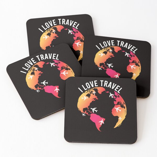 Item preview, Love Travel Blogger Traveler Wanderlust Adventure Traveling designed and sold by TomGiantDesigns.