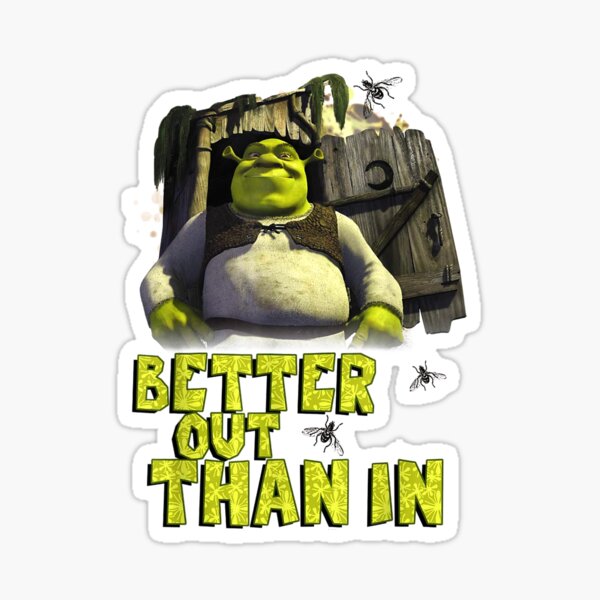 Shrek Meme Sticker for Sale by cbeezle