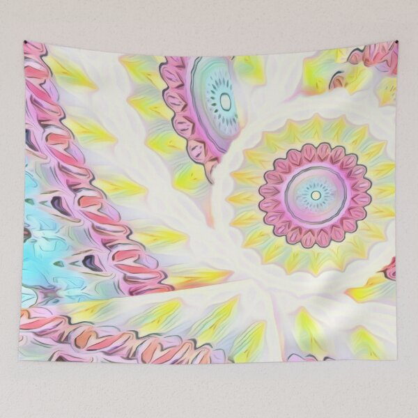 Item preview, Mandala Wave in Pink designed and sold by MediaArtbyMara.