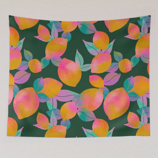 Item preview, Psychedelic Citrus Pattern designed and sold by erikakcreates.