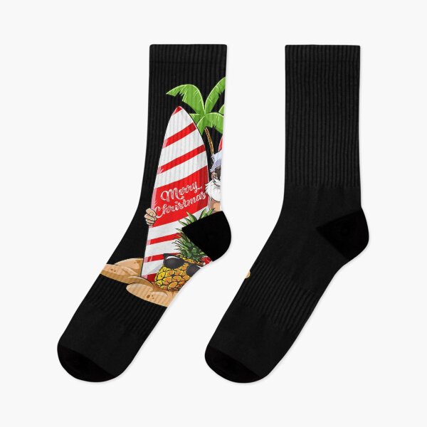 Item preview, Christmas in July Santa Hawaiian Surfing Summer Surf designed and sold by Unknown91.