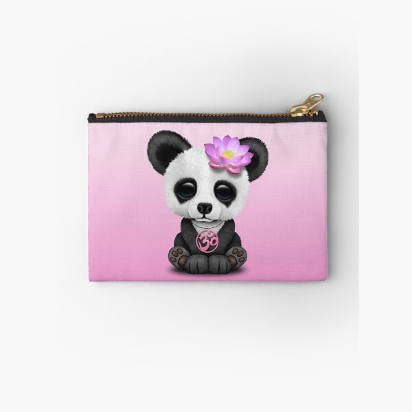 Item preview, Zen Baby Panda with Pink Yoga Om Symbol designed and sold by JeffBartels.