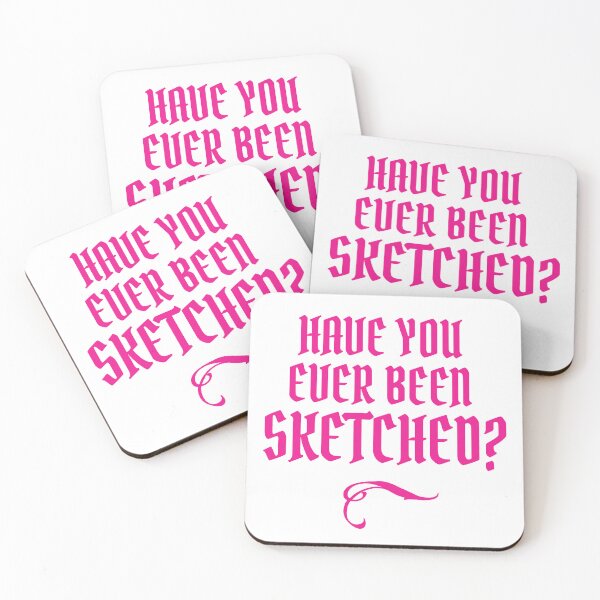 Item preview, Have You Ever Been Sketched? (pink) designed and sold by silhoucat.