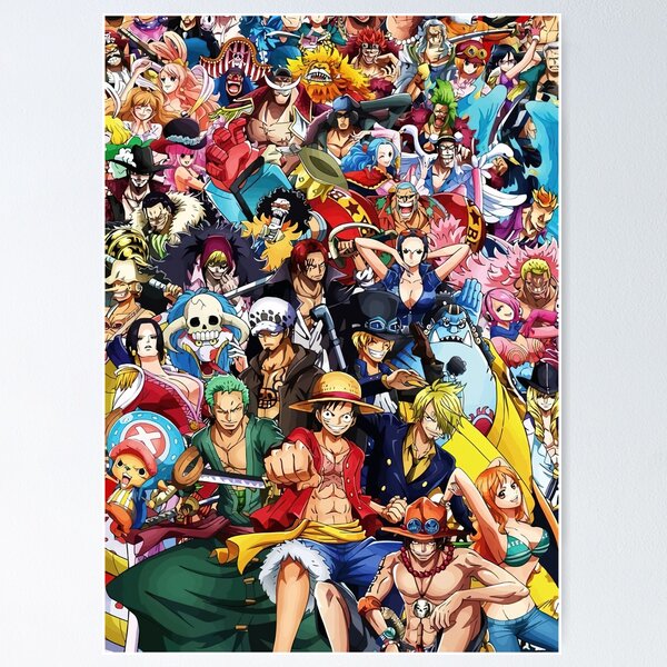 V6129 One Piece Characters Awesome Anime Manga Art Decor WALL