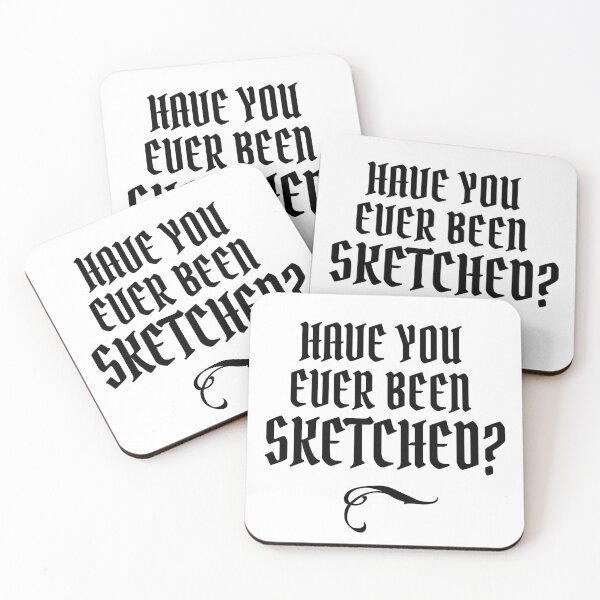 Item preview, Have You Ever Been Sketched? (black) designed and sold by silhoucat.