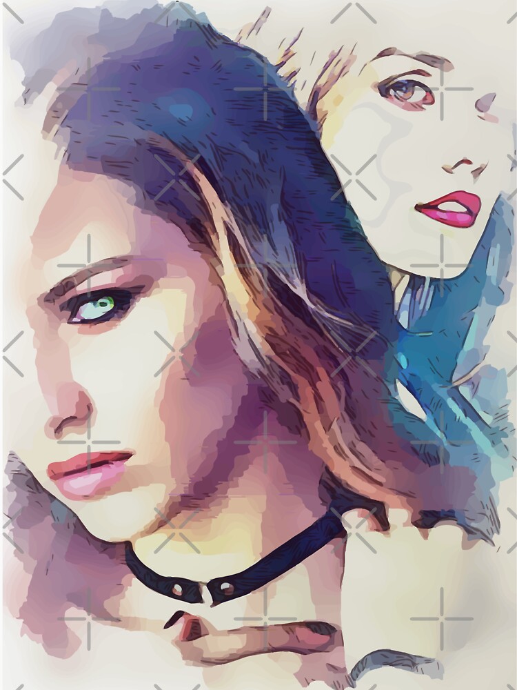 Lesbians Watercolor Art by Gay-Pride-Depot