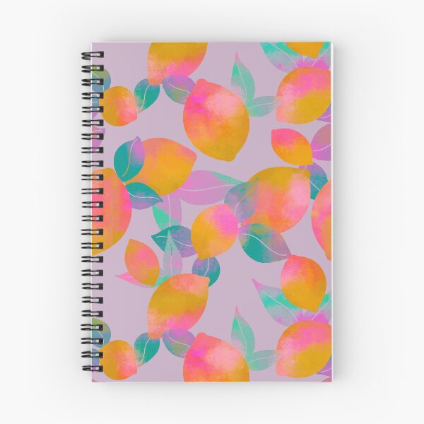 Item preview, Psychedelic Citrus Pattern in Lavender designed and sold by erikakcreates.