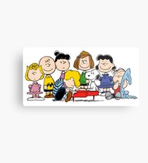 Peanuts, Charlie Brown, Snoopy Metal Print