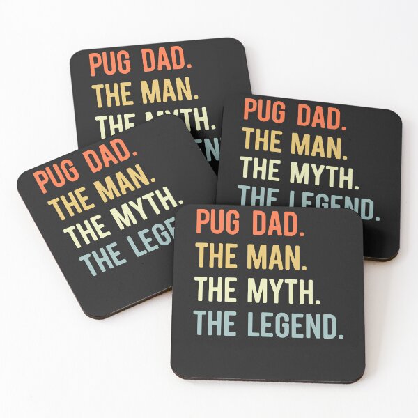 Item preview, Best Pug Dad Gifts Dog Animal Lovers Cute Man Myth Legend  designed and sold by zorinaabzs143.