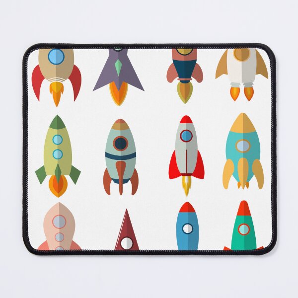 Item preview, Retro Rockets designed and sold by BlackbirdCC.
