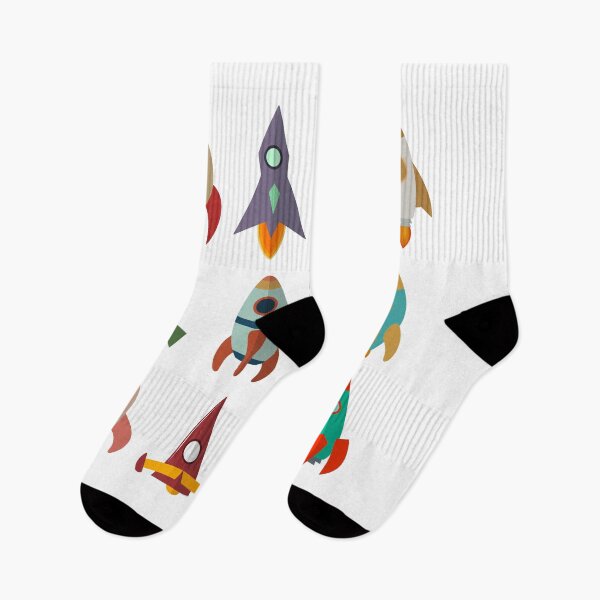Item preview, Retro Rockets designed and sold by BlackbirdCC.