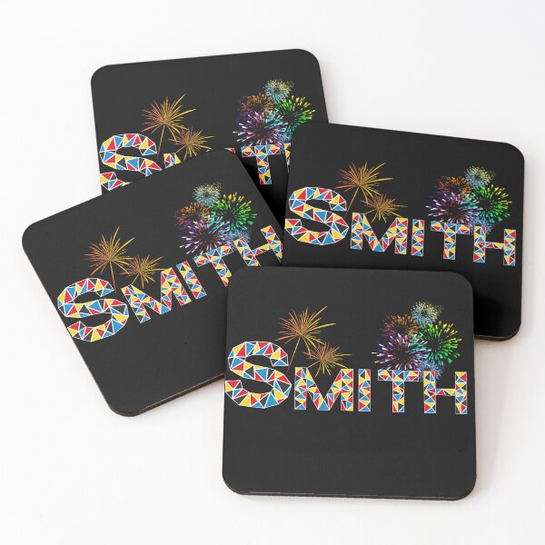 Artikelvorschau, Smith Family Geschenk oder Geschenk Monogram Sticker Sign T-Shirt zeigt stolze Familienmerkmale in Pink entworfen und verkauft von Faelee.