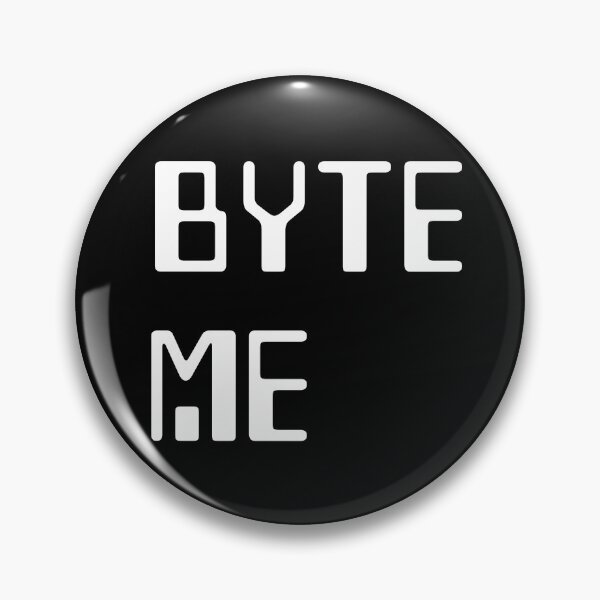 Item preview, Byte Me Funny Computer Nerd Geek designed and sold by SpookshowDesign.