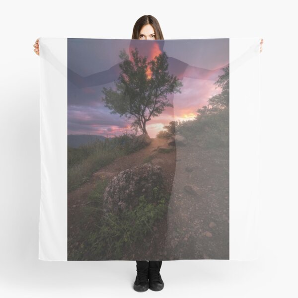 Evening in the Valley of Ghosts Scarf