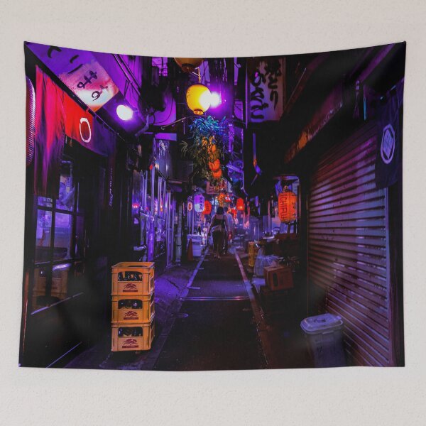 Item preview, Strange Neon Alleyways designed and sold by Neondreamscapes.