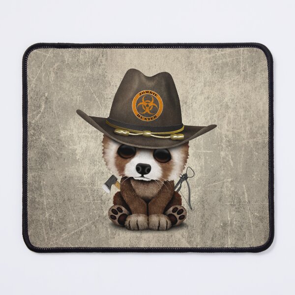 Item preview, Baby Red Panda Zombie Hunter designed and sold by JeffBartels.